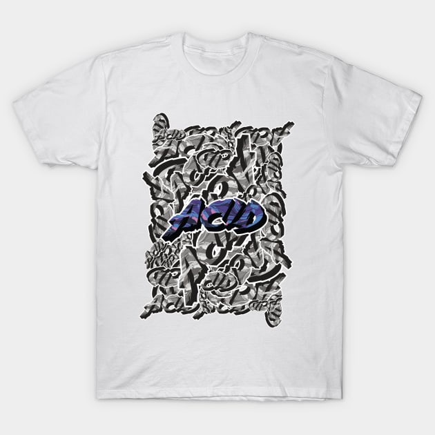 Acid pattern T-Shirt by Green Dreads